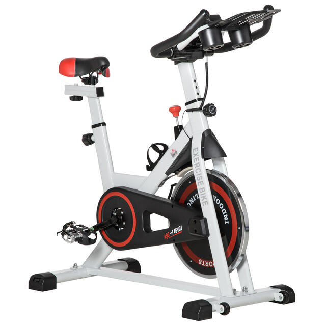 HOMCOM Cyclette Professionale Bici Biking da Camera Regolabile con Volano 8kg