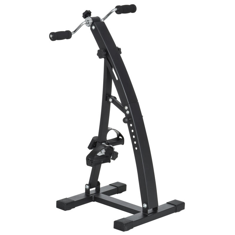 HomCom  Bicicleta de Fitness cu Ecran LED si Rezistenta Reglabile Neagra