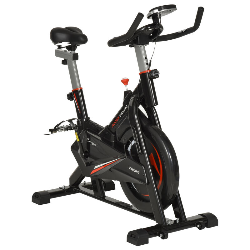 Soozier bicicleta fitness, cu ecran LCD, 53,5x110x105-117cm