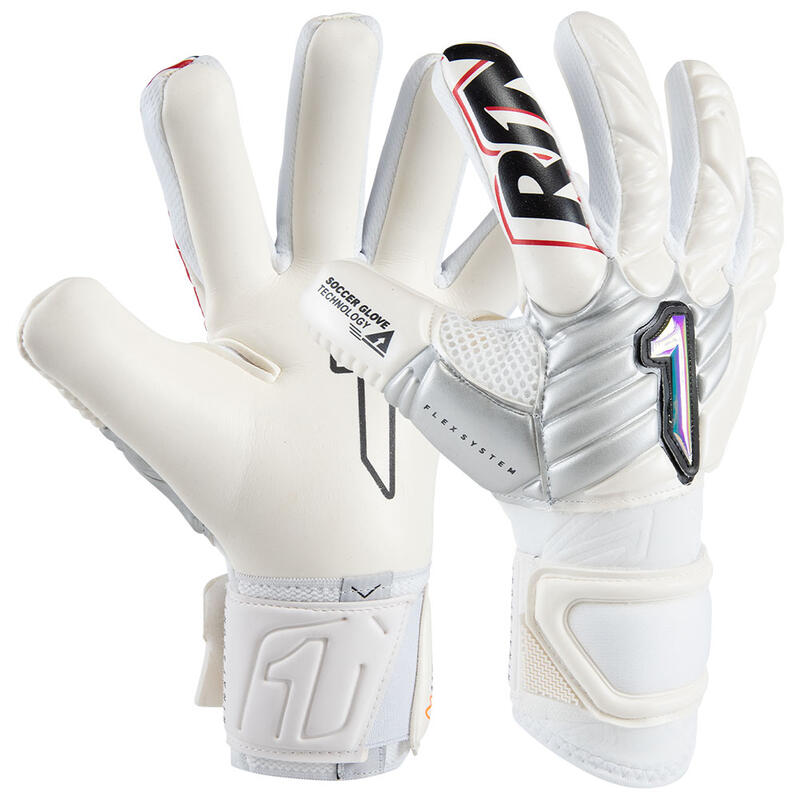 Gants De Gardien De But Adulte Rinat Meta Gk Alpha  Blanc/argent