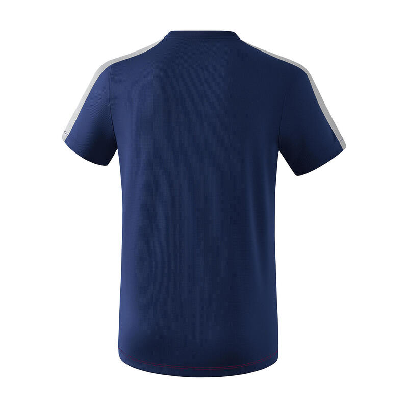 Tricou Squard Erima Navy/Visiniu/Gri