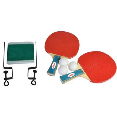 Enero Tischtennis-Set 2 Schläger, 3 Bälle,