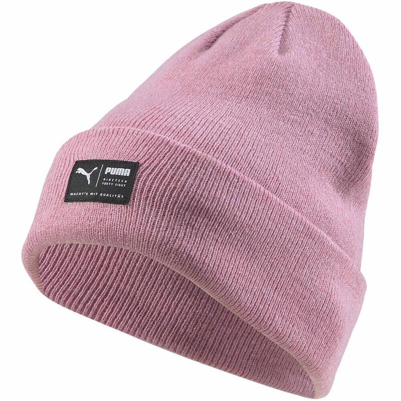 Haricot Puma Archive Heather Beanie, Rose, Unisexe