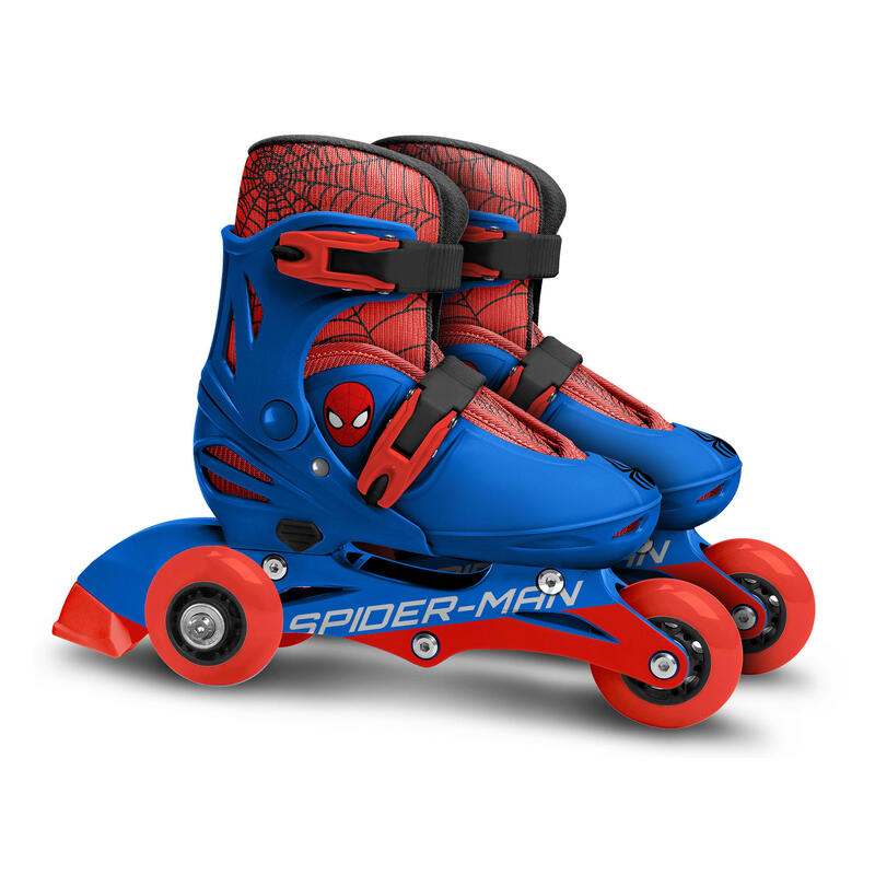 Spider-Man inlineskates hardboot rood/blauw maat 27-30