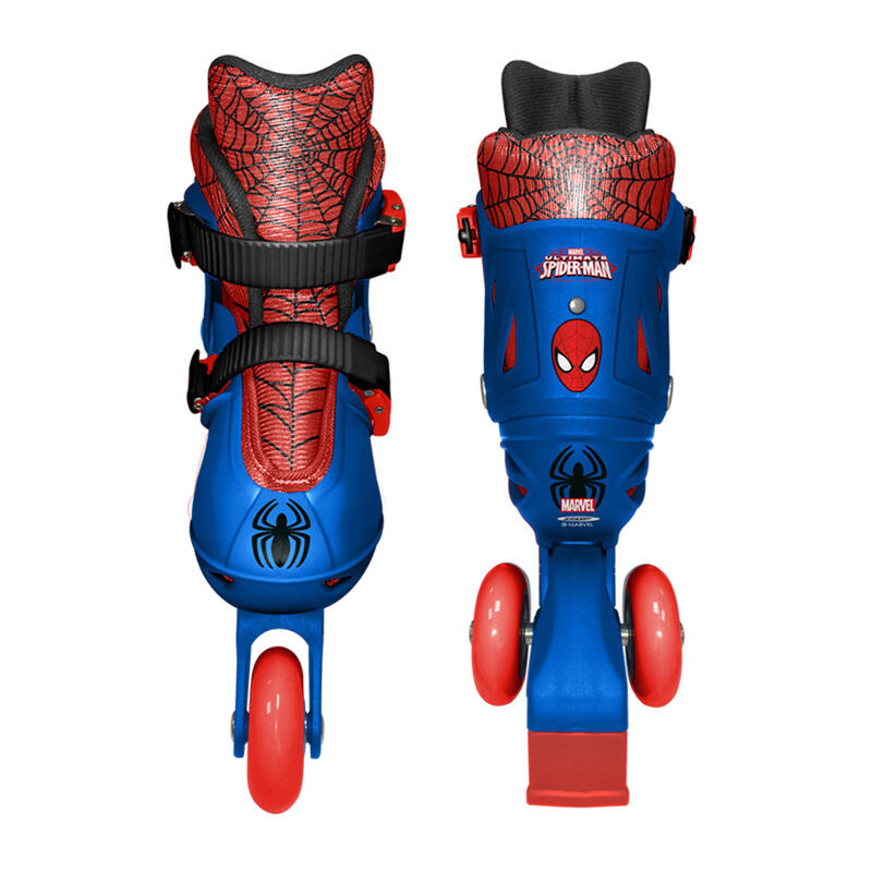 Spider-Man patins à roues alignées chaussure rigide rouge/bleu taille 27-30