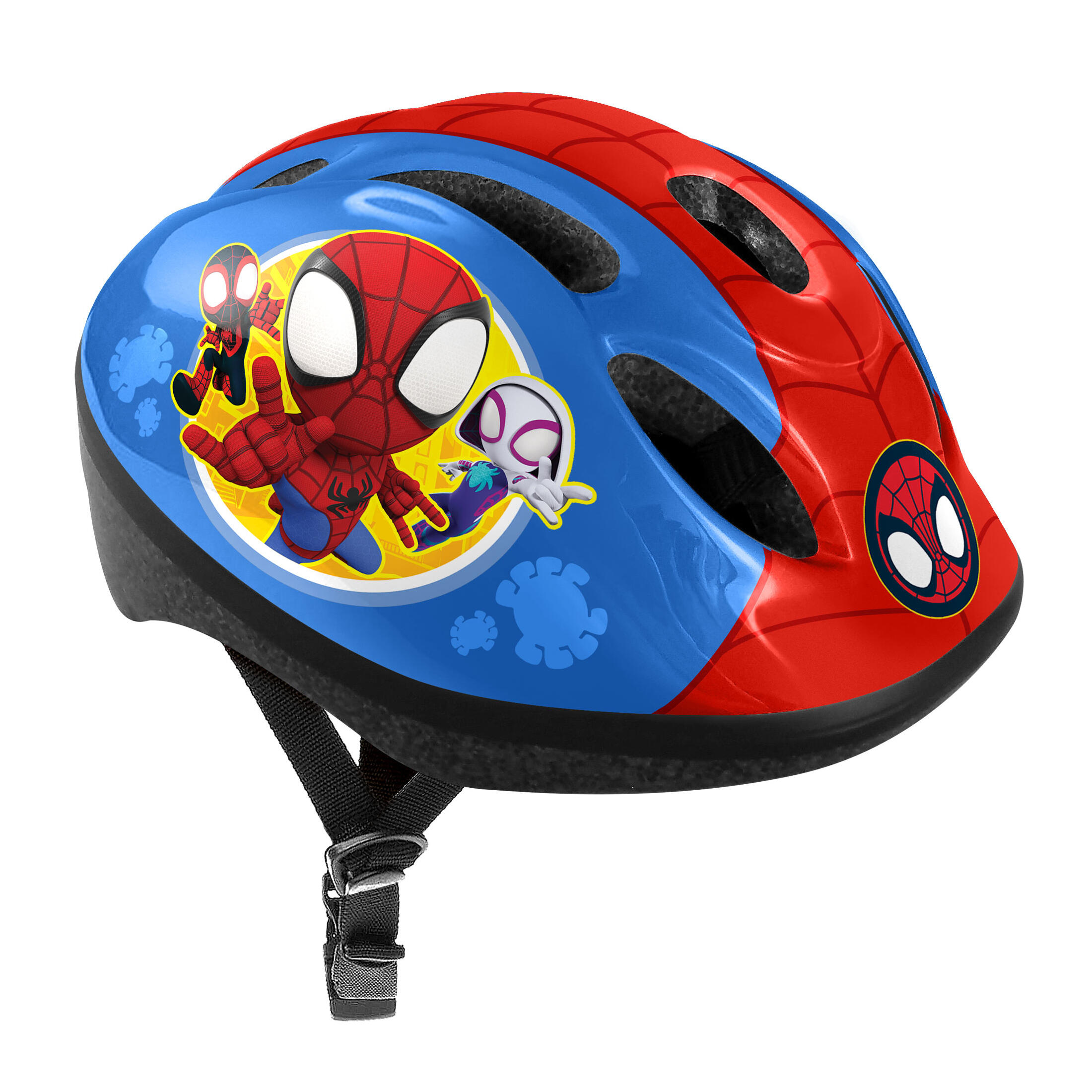Stamp - Casque Enfant Vélo Spidey Taille 53-56 Cm - Casque - Bleu|rouge - 53-56 Cm - Decathlon