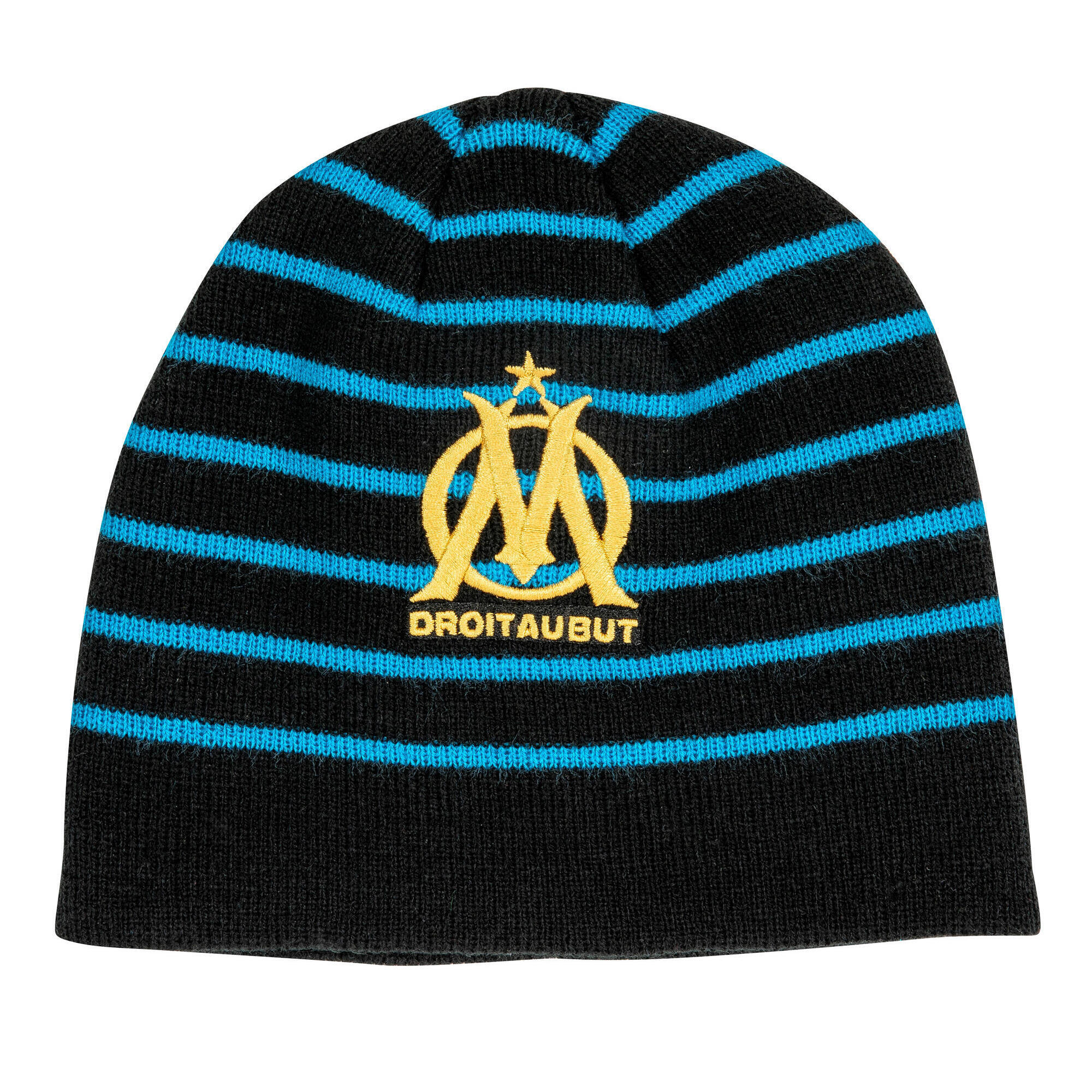 Om - Bonnet Enfant Om - Collection Officielle Olympique De Marseille - Bonnet - Noir - Taille Unique - Decathlon