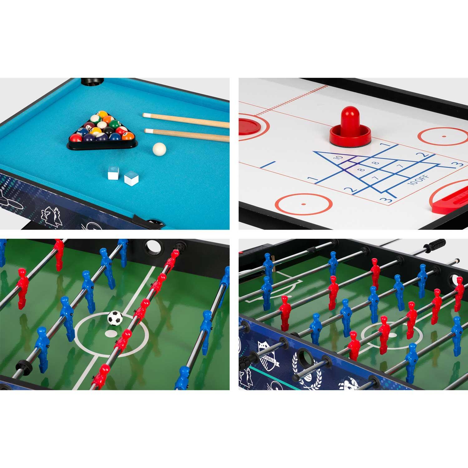 Tavolo Calcio Balilla Biliardo adulto Neo-Sport Ns-801 4/5