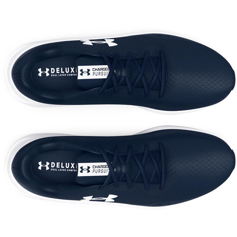 Baskets Under Armour Charged Pursuit 3, Bleu, Hommes