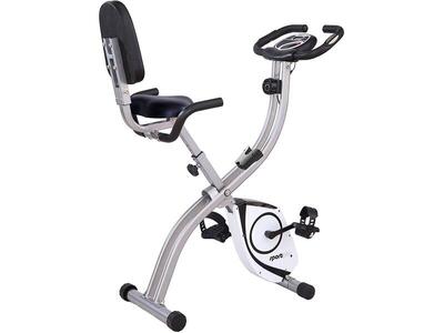SportPlus X-Bike Heimtrainer. klappbar. mit Rückenlehne und Pulsmessung
