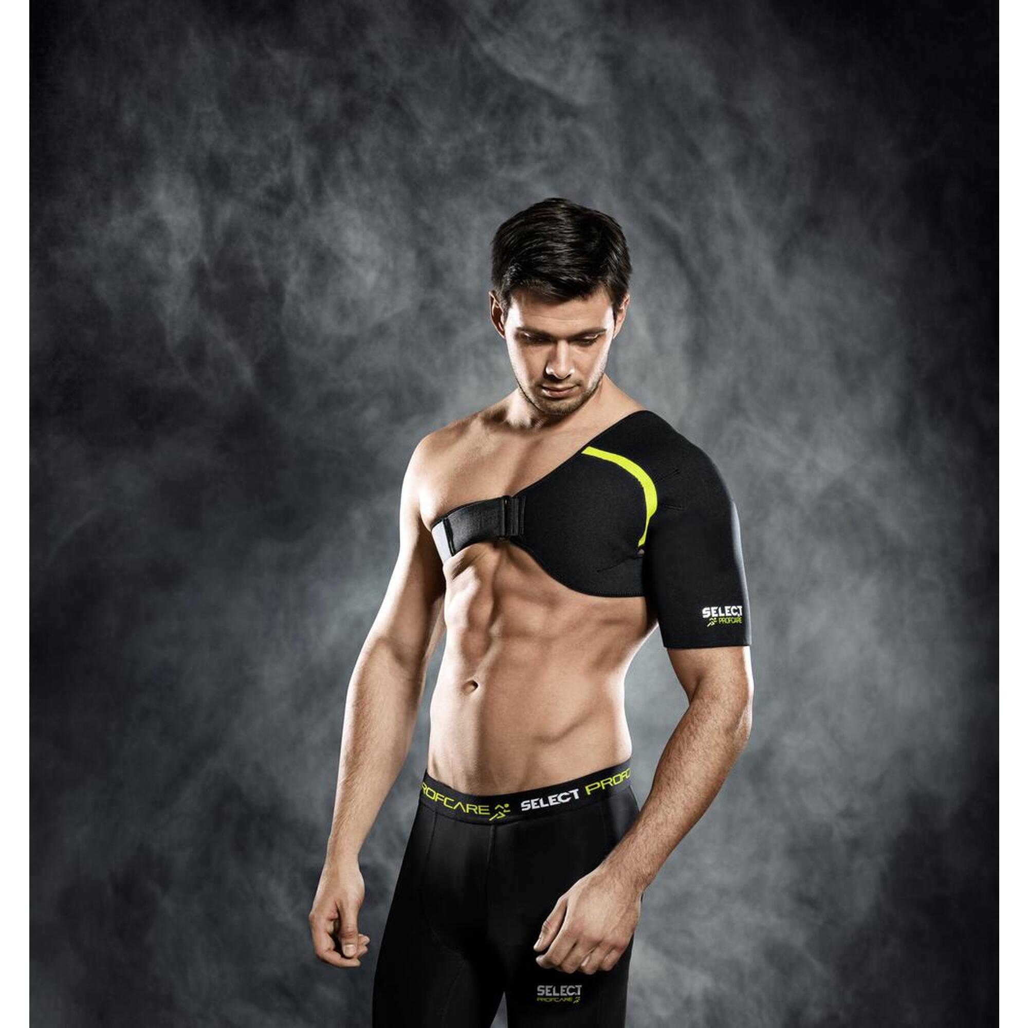 Select - Ombre À Épaule Select 6500 Enfant Noir - Epaulière De Maintien - Jaune|noir|vert - 36 Xs - Decathlon