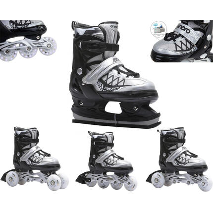Rolki Wrotki Łyżwy Regulowane 4w1 dziecięce Enero Pro Led