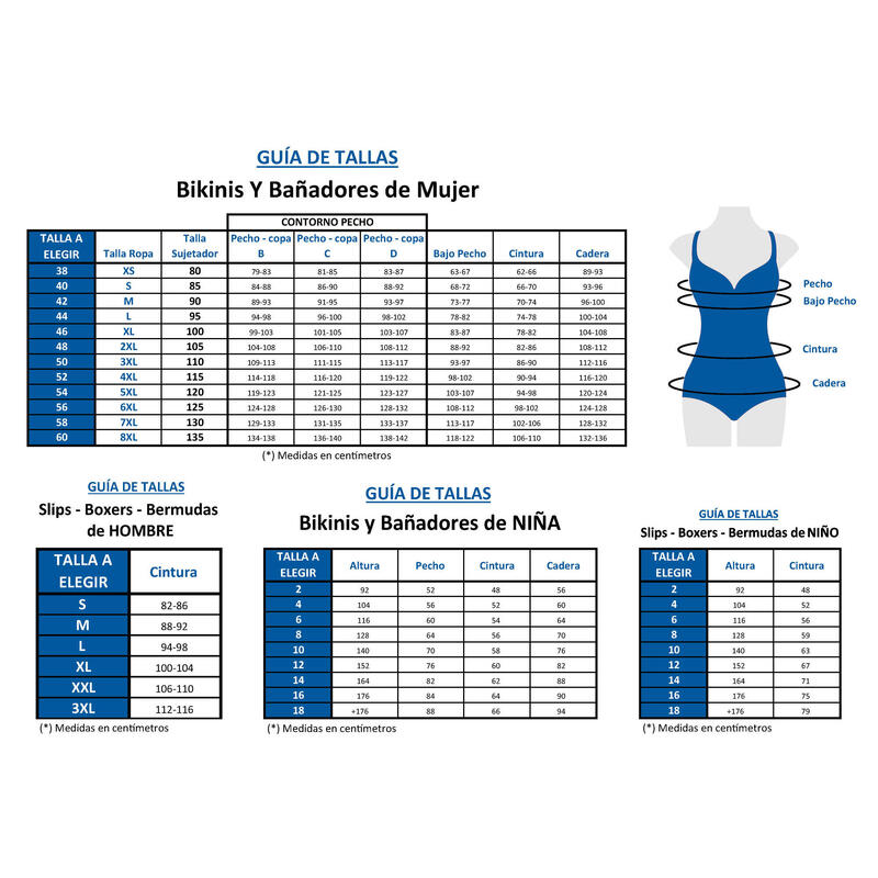 Bañador de natación para mujer 209007 Ozt by Docor
