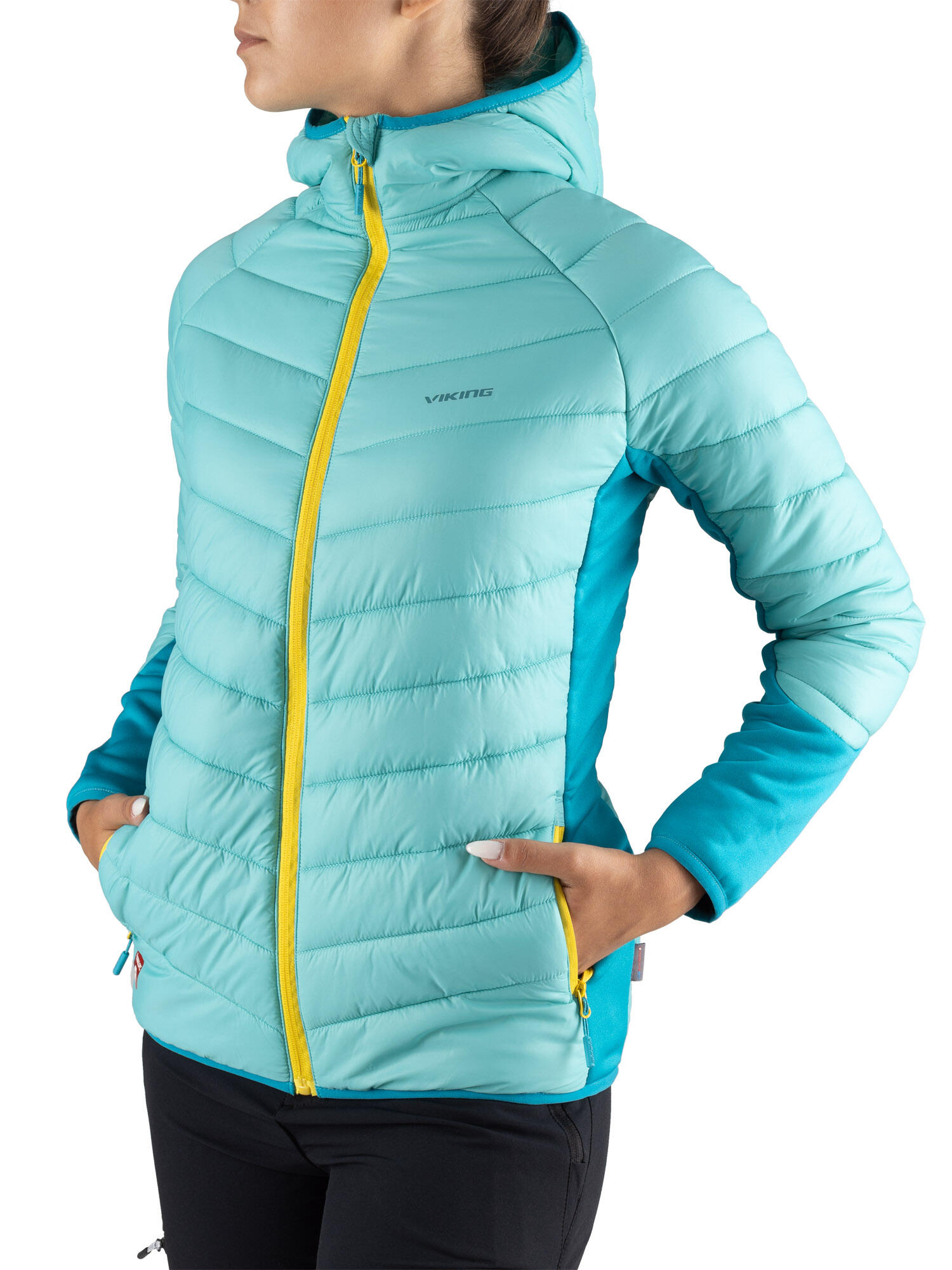 Kurtka pikowana turystyczna damska Viking Becky Warm Pro, PrimaLoft 4/6