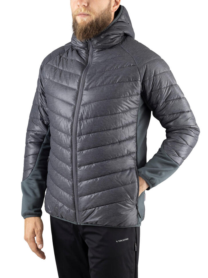 Kurtka pikowana turystyczna męska Viking Bart Warm Pro, PrimaLoft