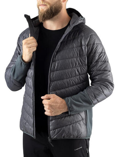 Kurtka pikowana turystyczna męska Viking Bart Warm Pro, PrimaLoft