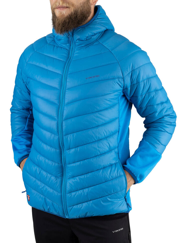 Kurtka pikowana turystyczna męska Viking Bart Warm Pro, PrimaLoft