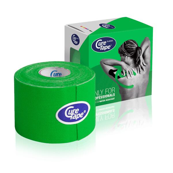 Curetape - Curetape Classic Vert – Kinesiologie Tape (kinesiotape) - Bande De Kinésiologie - Vert - Taille Unique - Decathlon