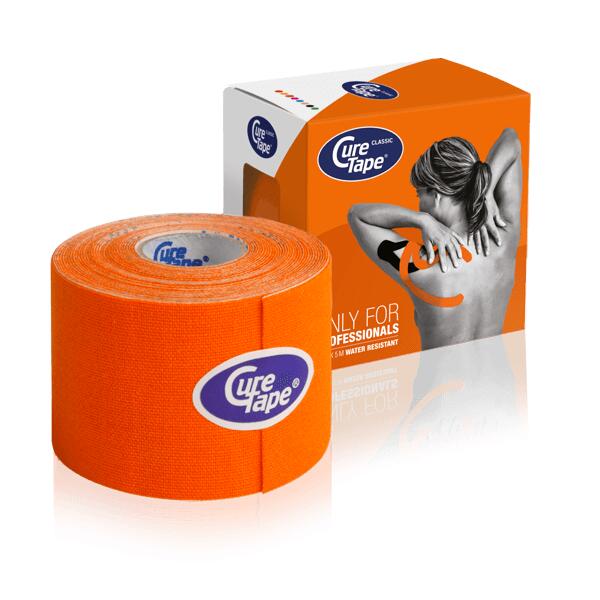 CureTape Classic Waterproof Kinesiology Tape – 5cm Pink, Best Adhesion, Pain Relief & Support