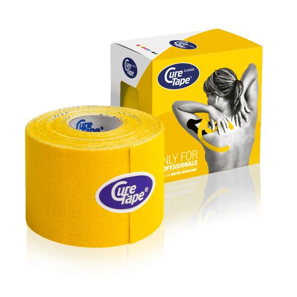 CureTape® Classic kinesiology tape 5cm x 5m Yellow 1/5