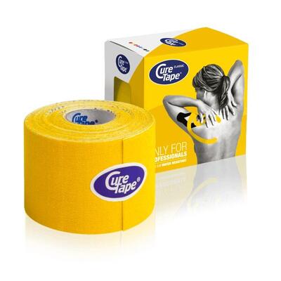 Curetape classic geel – kinesiologie tape (kinesiotape)