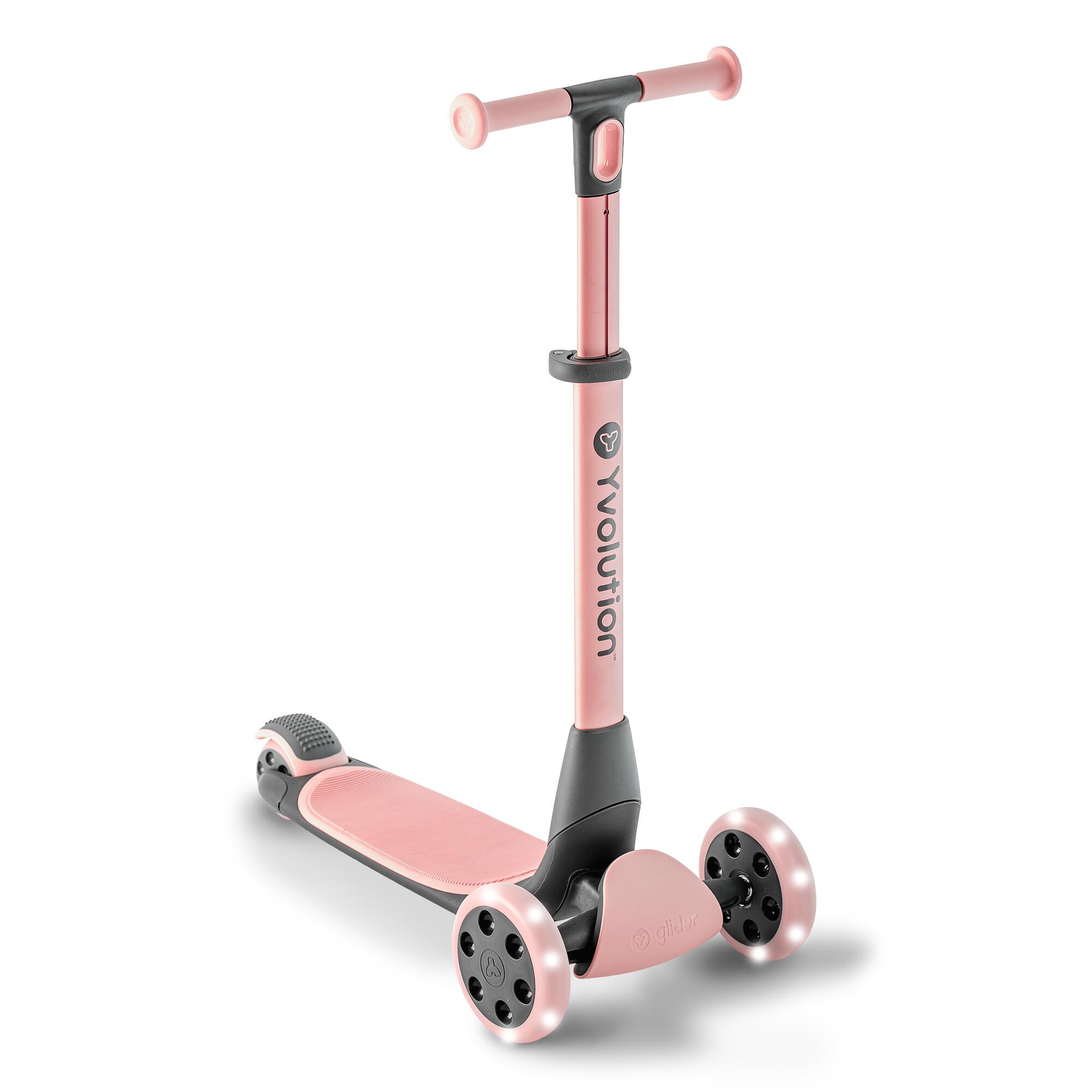 PATINETE Y CORREPASILLOS PARA NIÑOS 4 EN 1 YVOLUTION YGLIDER LUNA ROSA 4/7