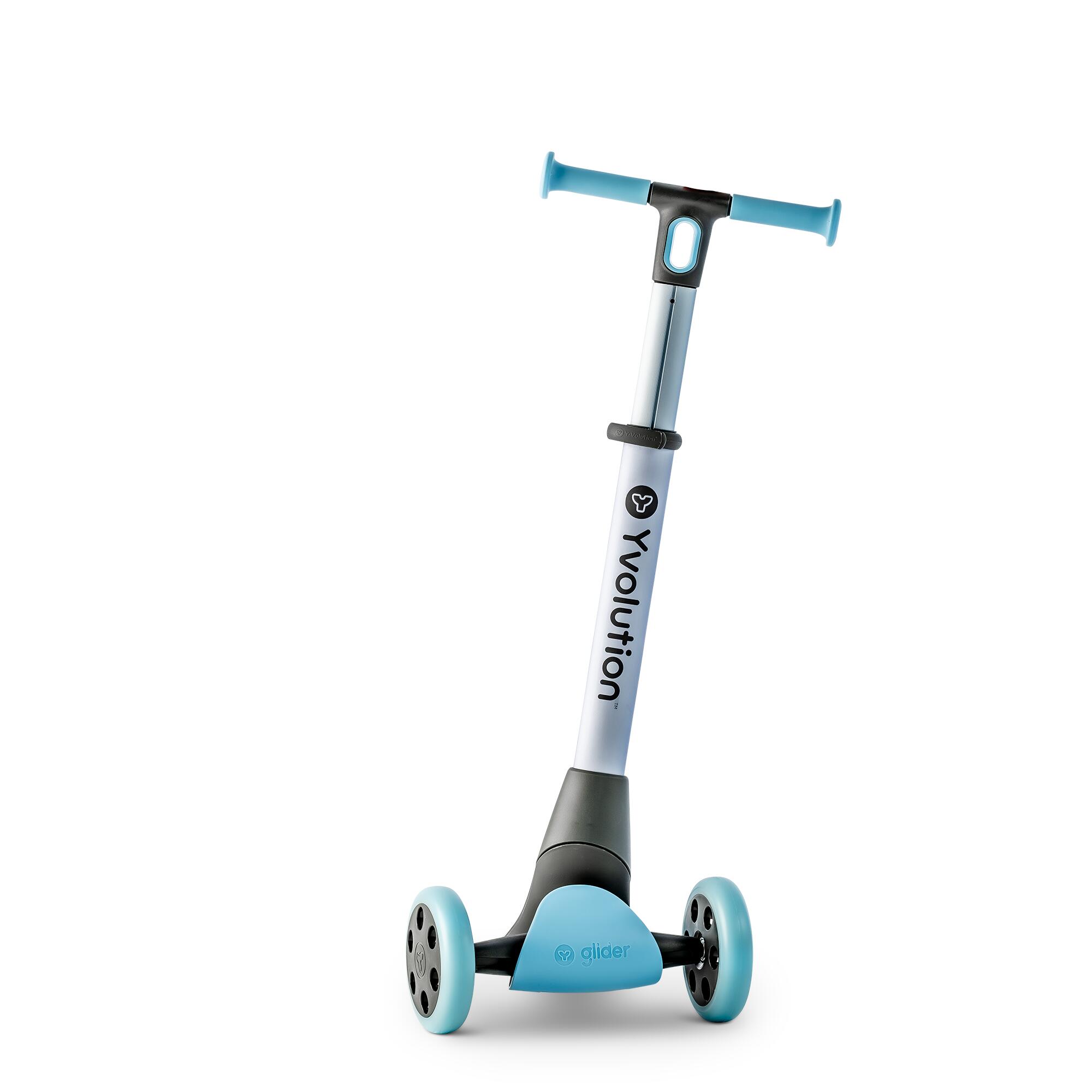 TROTINETE  DE 3 RODAS PARA CRIANÇAS YVOLUTION YGLIDER   AZUL 2/6