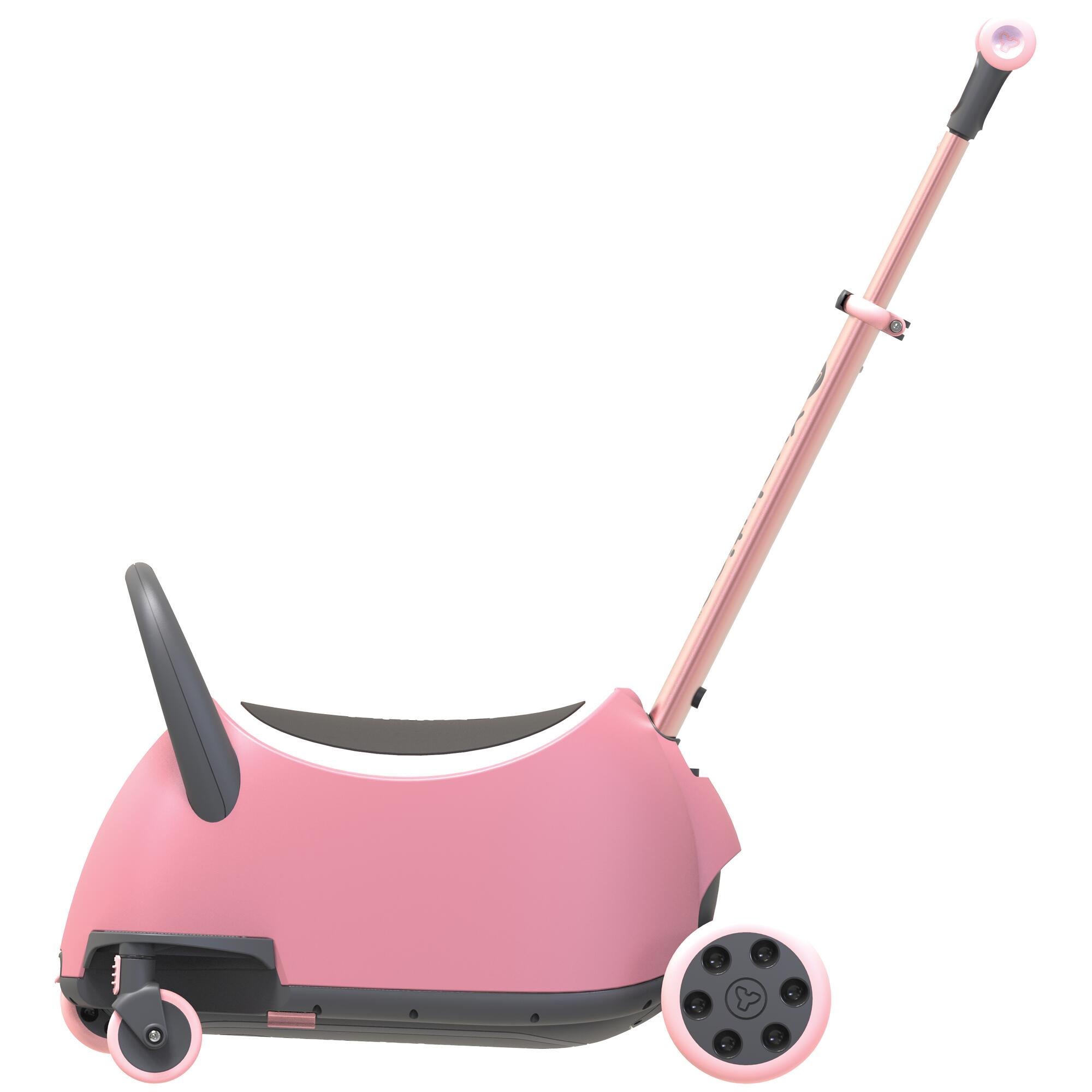 PATINETE Y CORREPASILLOS PARA NIÑOS 4 EN 1 YVOLUTION YGLIDER LUNA ROSA 2/7