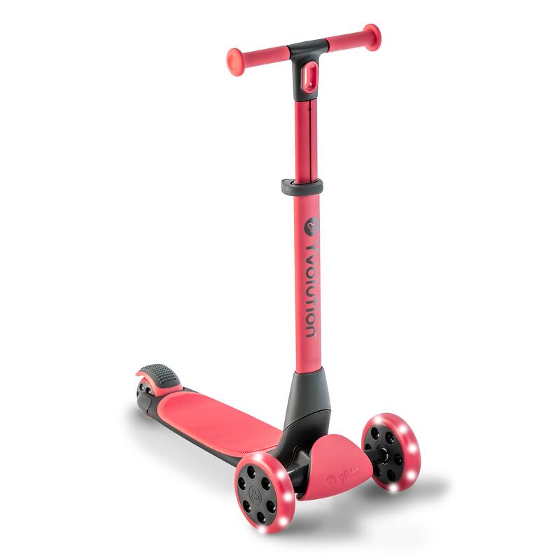 TROTINETE  DE 3 RODAS PARA CRIANÇAS YVOLUTION YGLIDER   VERMELHO