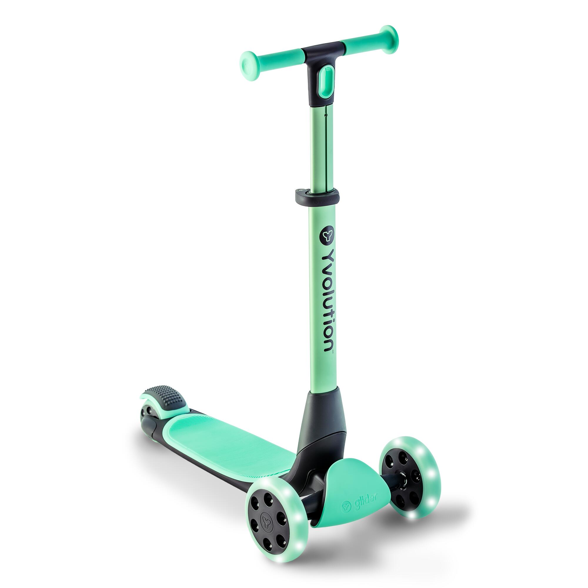 PATINETE 3 RUEDAS PARA NIÑOS YVOLUTION YGLIDER   VERDE 6/8