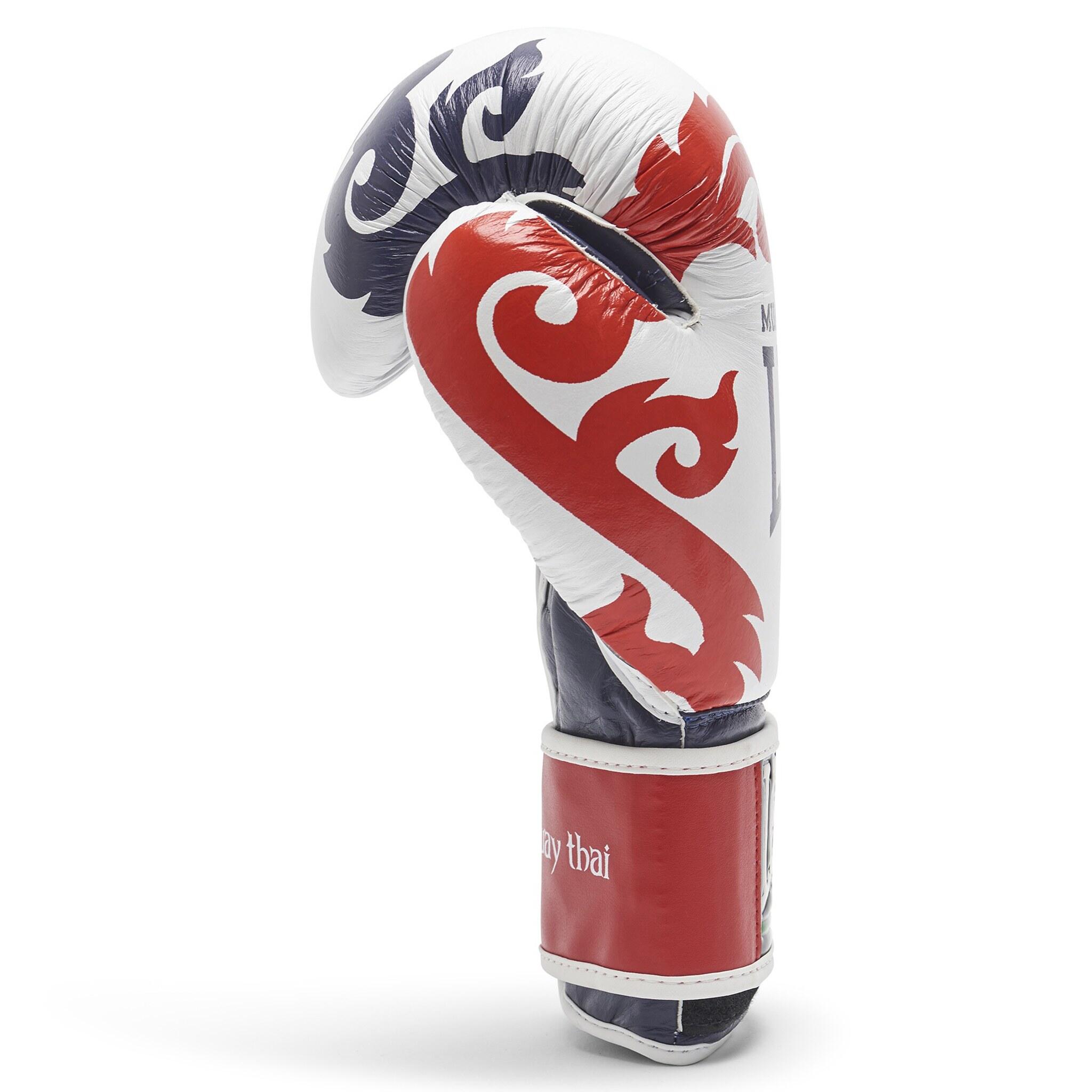 GUANTI MUAY THAI BIANCO 2/6