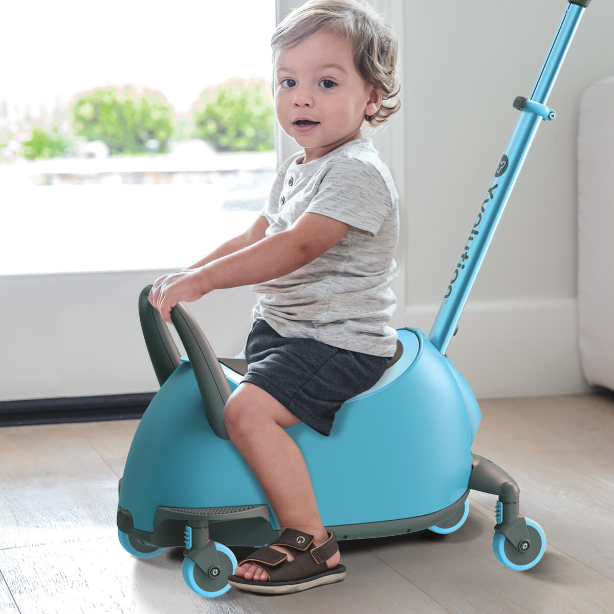 TROTINETE COM ASSENTO PARA CRIANÇAS 4 EM 1 YVOLUTION YGLIDER LUNA 5/5