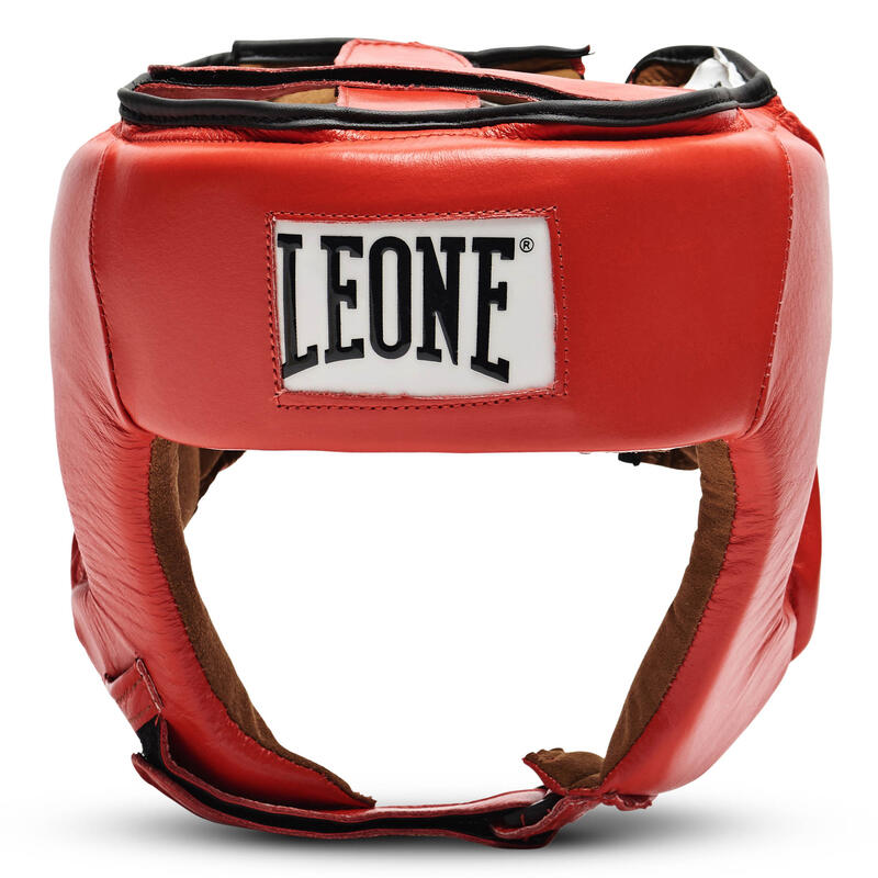 Casco de Boxeo Adulto Leone 1947 Contest rojo