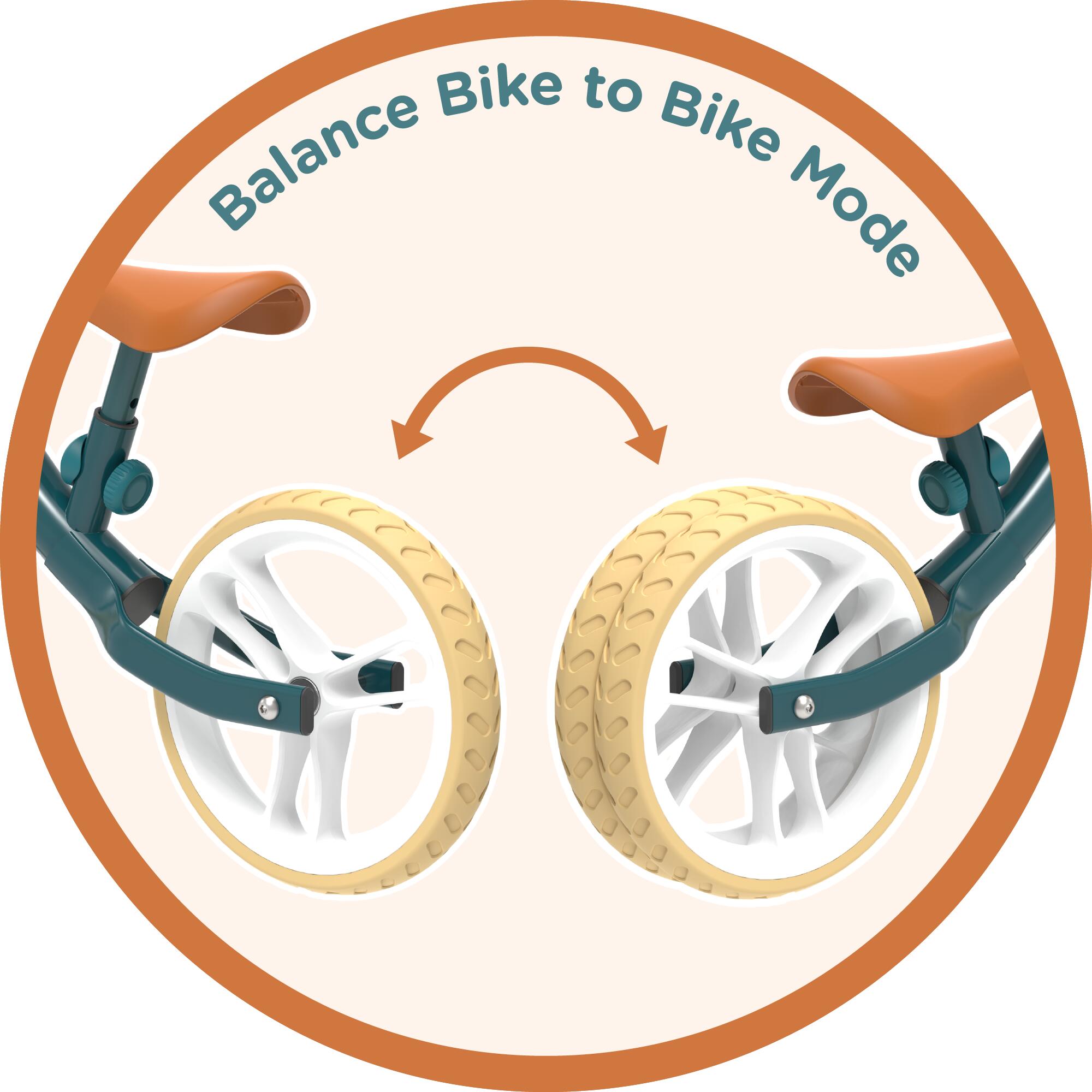 BICICLETA DE BALANCE PARA CRIANÇAS YVOLUTION YVELO JUNIOR AIR GREEN 3/6