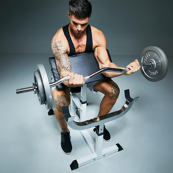 Disco Musculación Gorilla Sports Plateado Diámetro 30/31mm 6/7