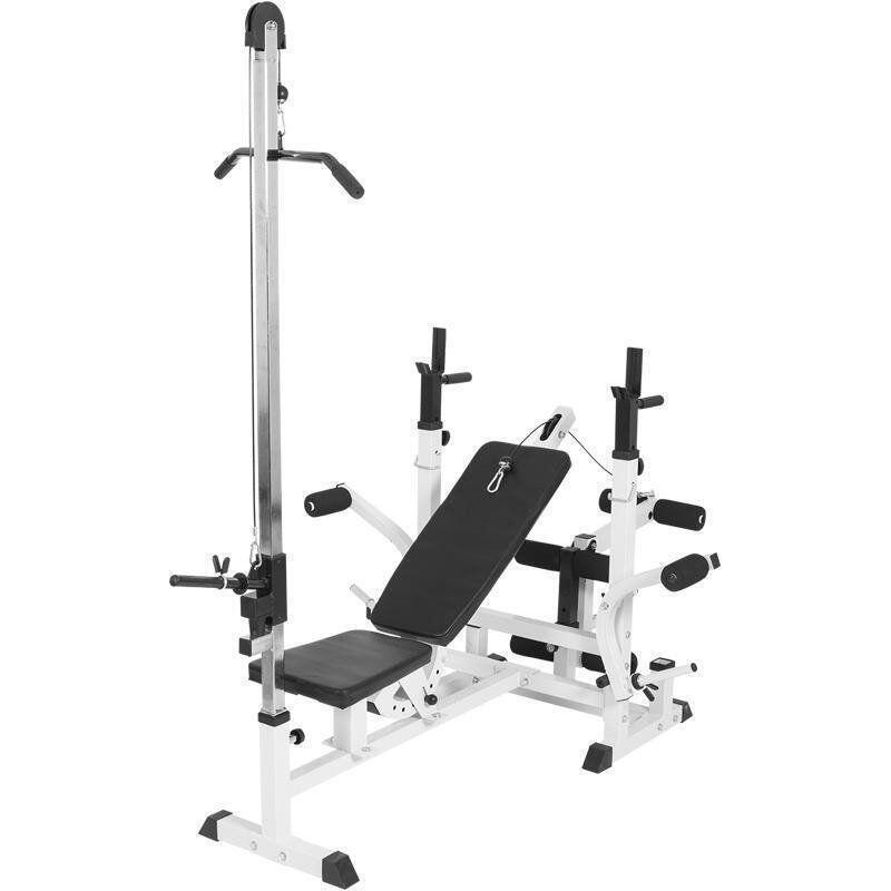 GORILLA SPORTS Hantelbank Kraftstation Homegym Set 4/7