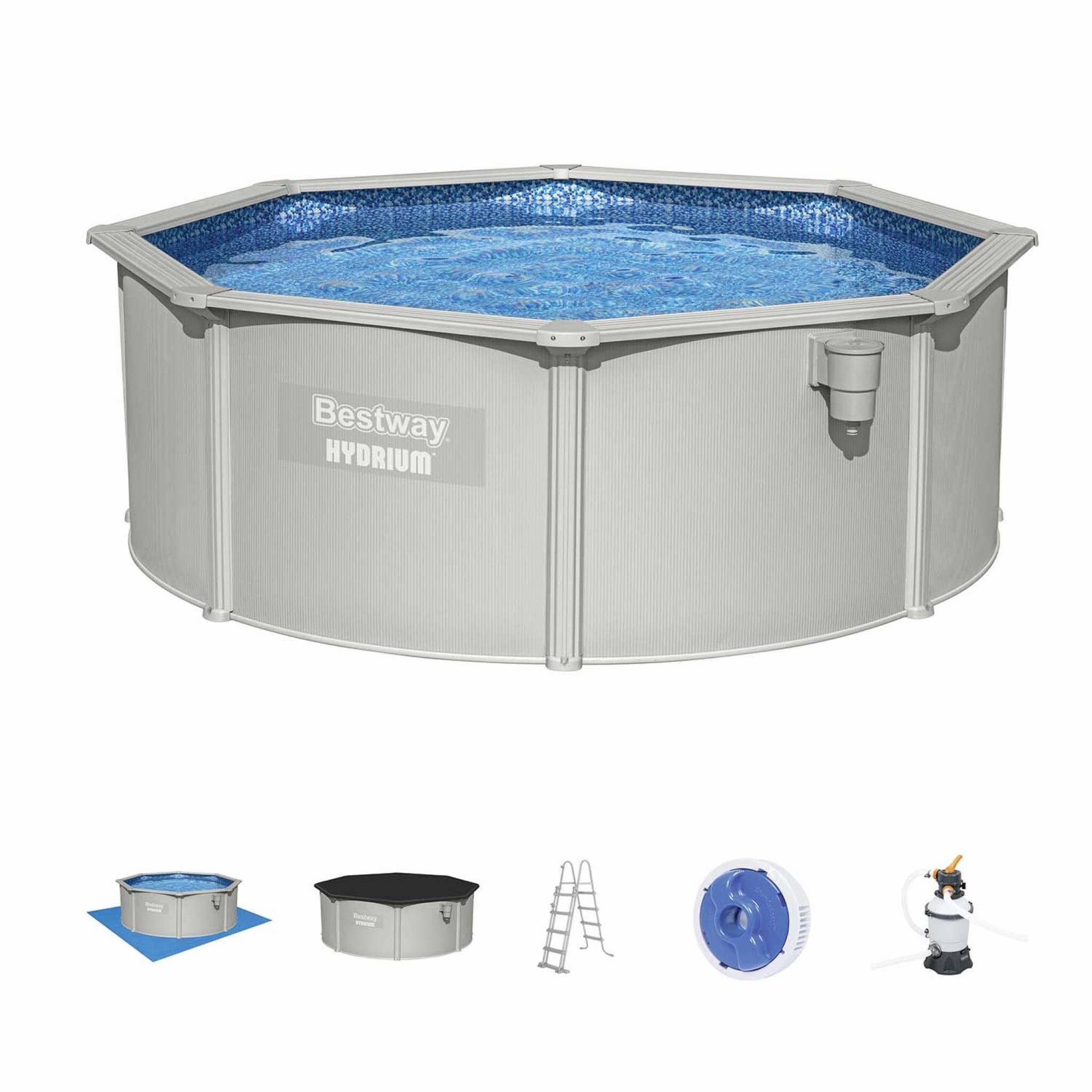 Piscine Tubulaire Ronde 360cm Avec Accessoires | Sweeek