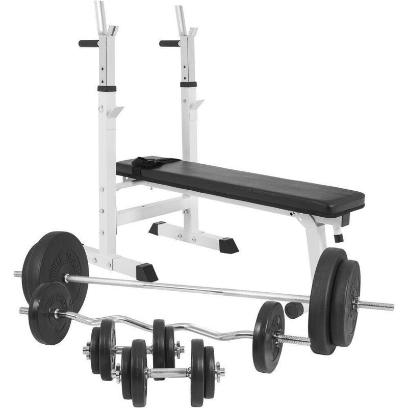 GORILLA SPORTS Banc de musculation avec support