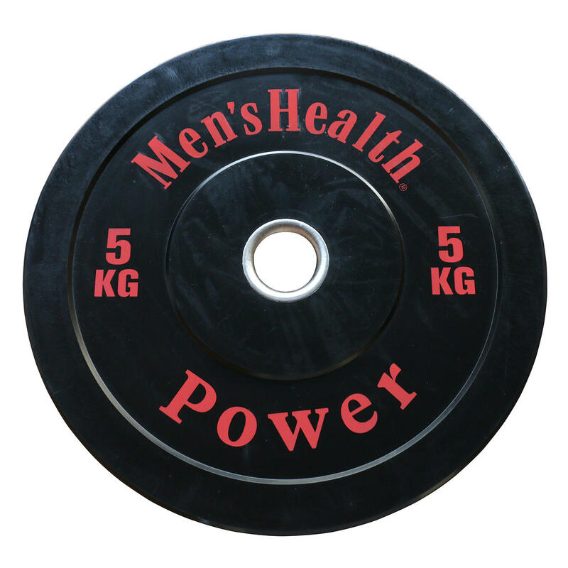 Men's Health Bumper Plates Gewicht 5 kg, Halterschijf, Cross training