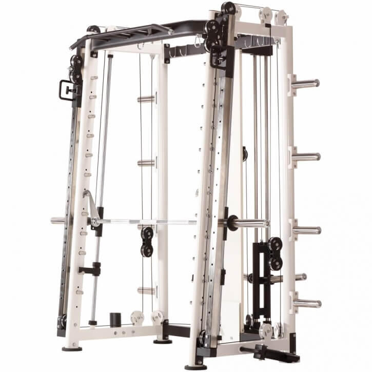 Station de musculation MAXXUS Smith Power Pro compacte noire/blanche 4/7