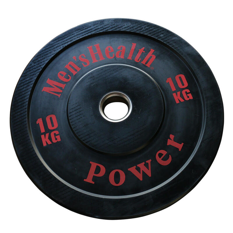 Men's Health Bumper Plates Gewicht 10 kg, Halterschijf, Cross training