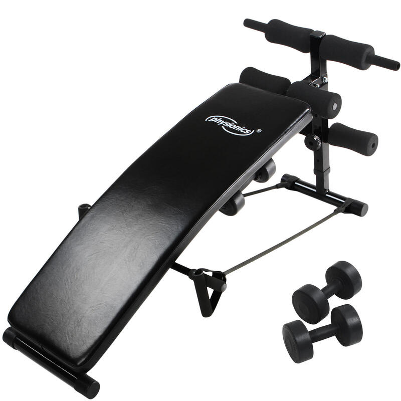 Physionics Banc de musculation Abs Pliable