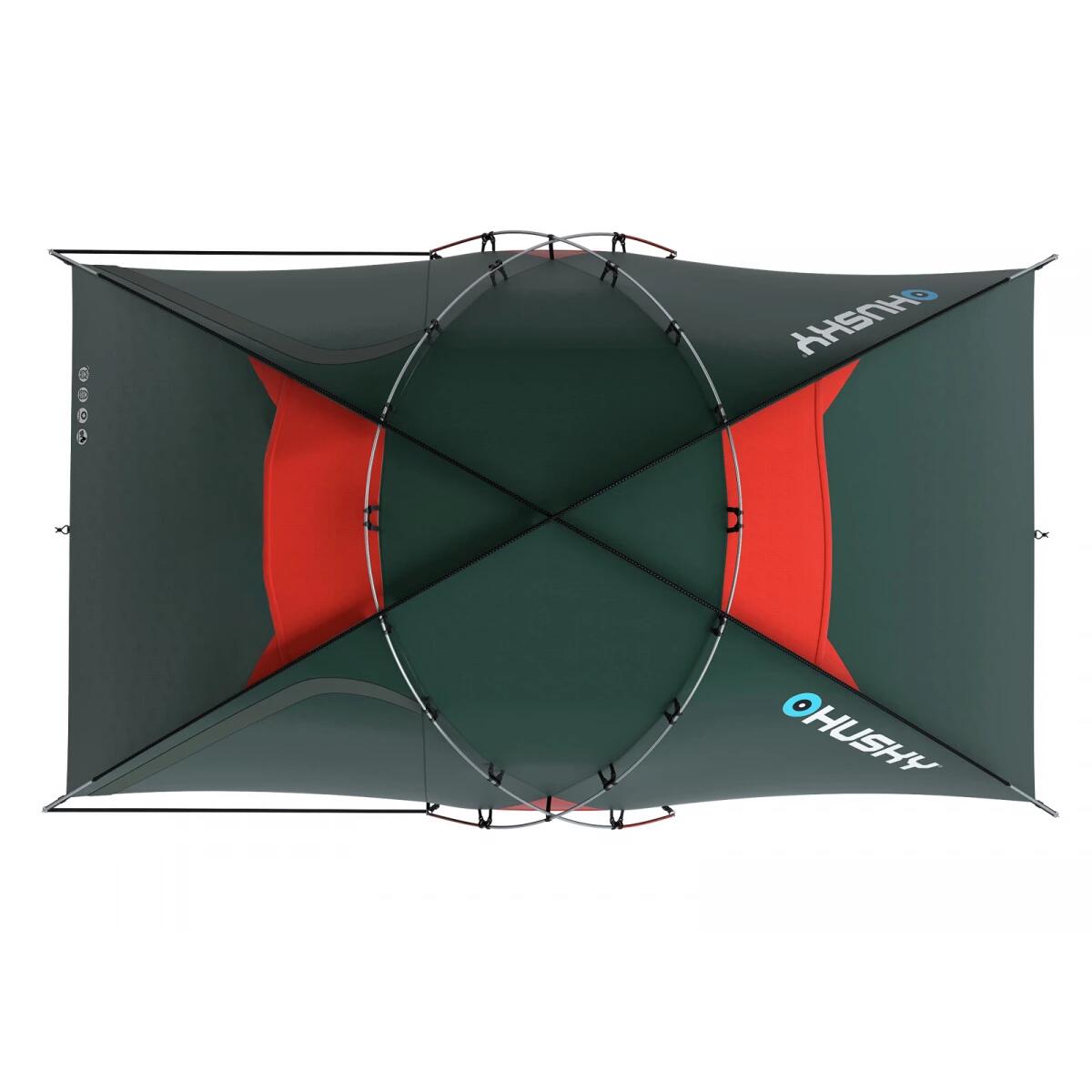 Tente rando Husky Felen 2-3 verte légère 4,4 kg 3/5