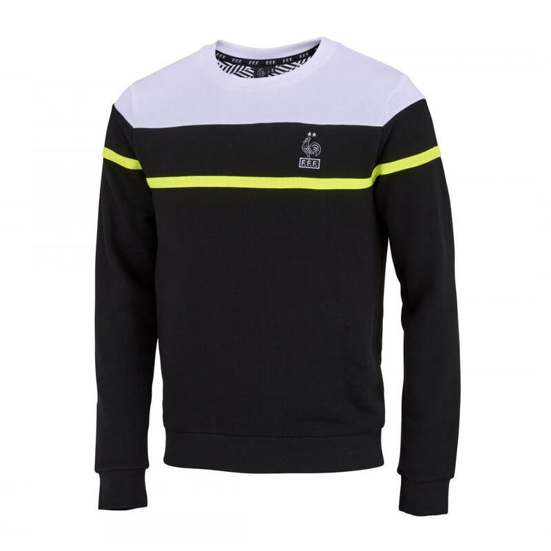 Sweat Noir/Blanc Homme Equipe De France Lifestyle