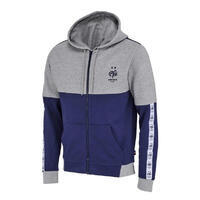Sweat Zippé Marine Garçon Equipe de France Fan