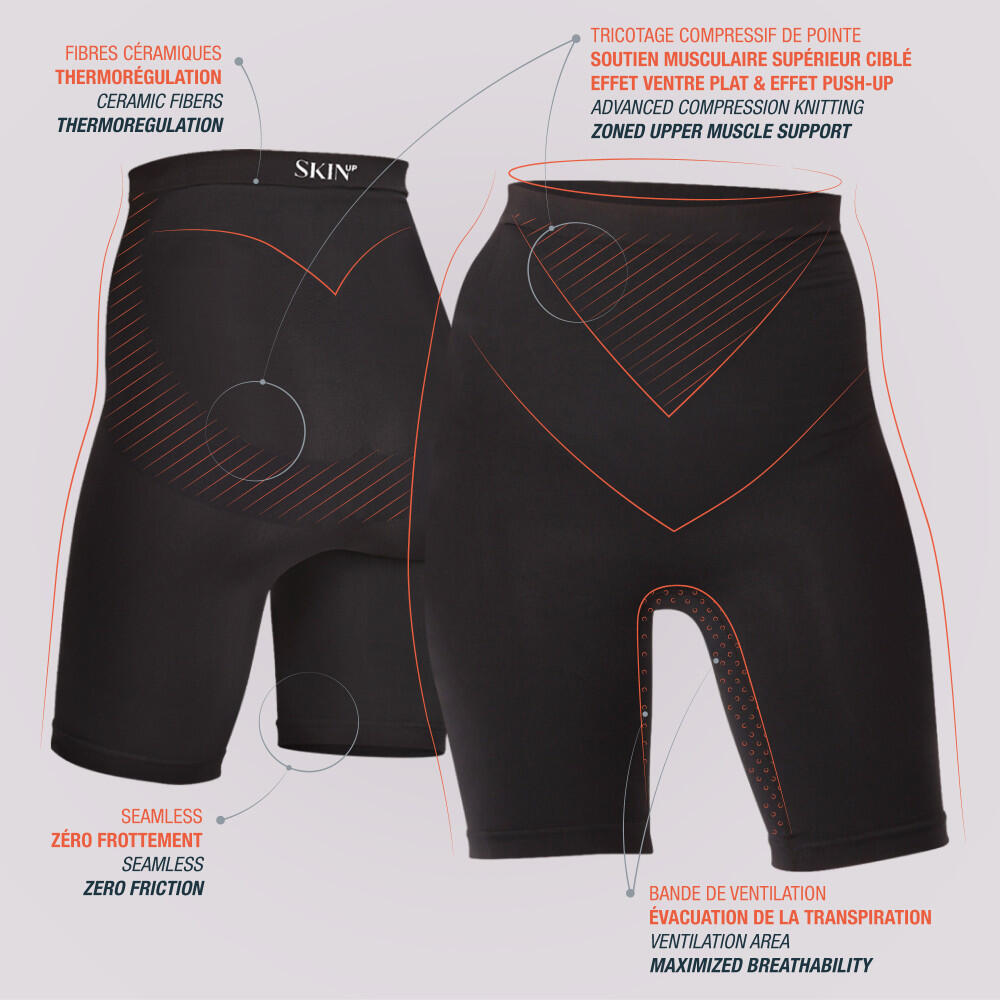Short femme - effet sculptant - compression ferme - SKINUP Sport 5/5