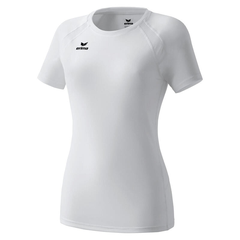 Tricou Erima Performance Alb - fitted, manșon scurt