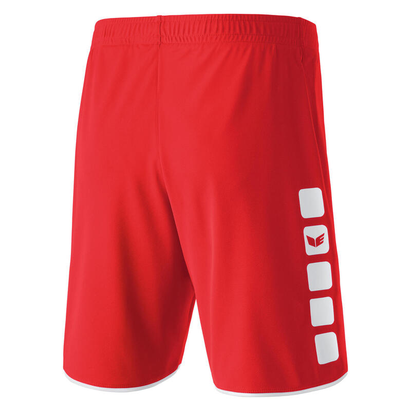 Short 5 Cubes Rosu/Alb