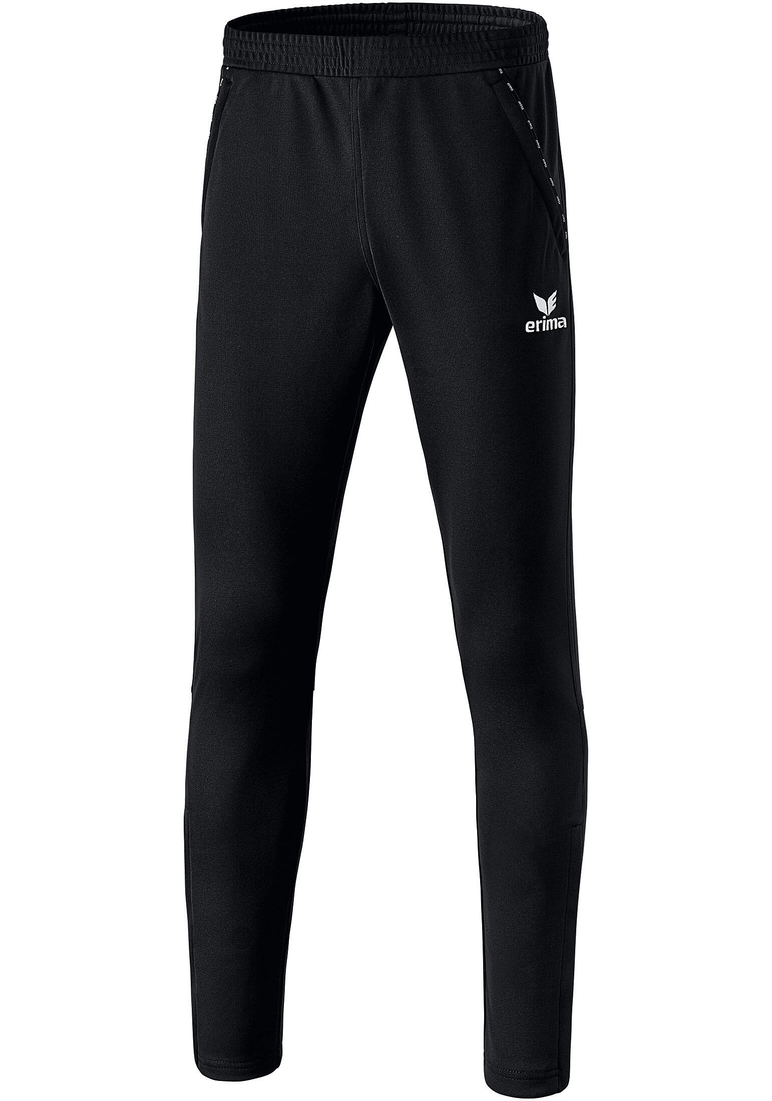 Pantaloni de antrenament Erima cu inserție pentru vițel 2.0 Black Junior