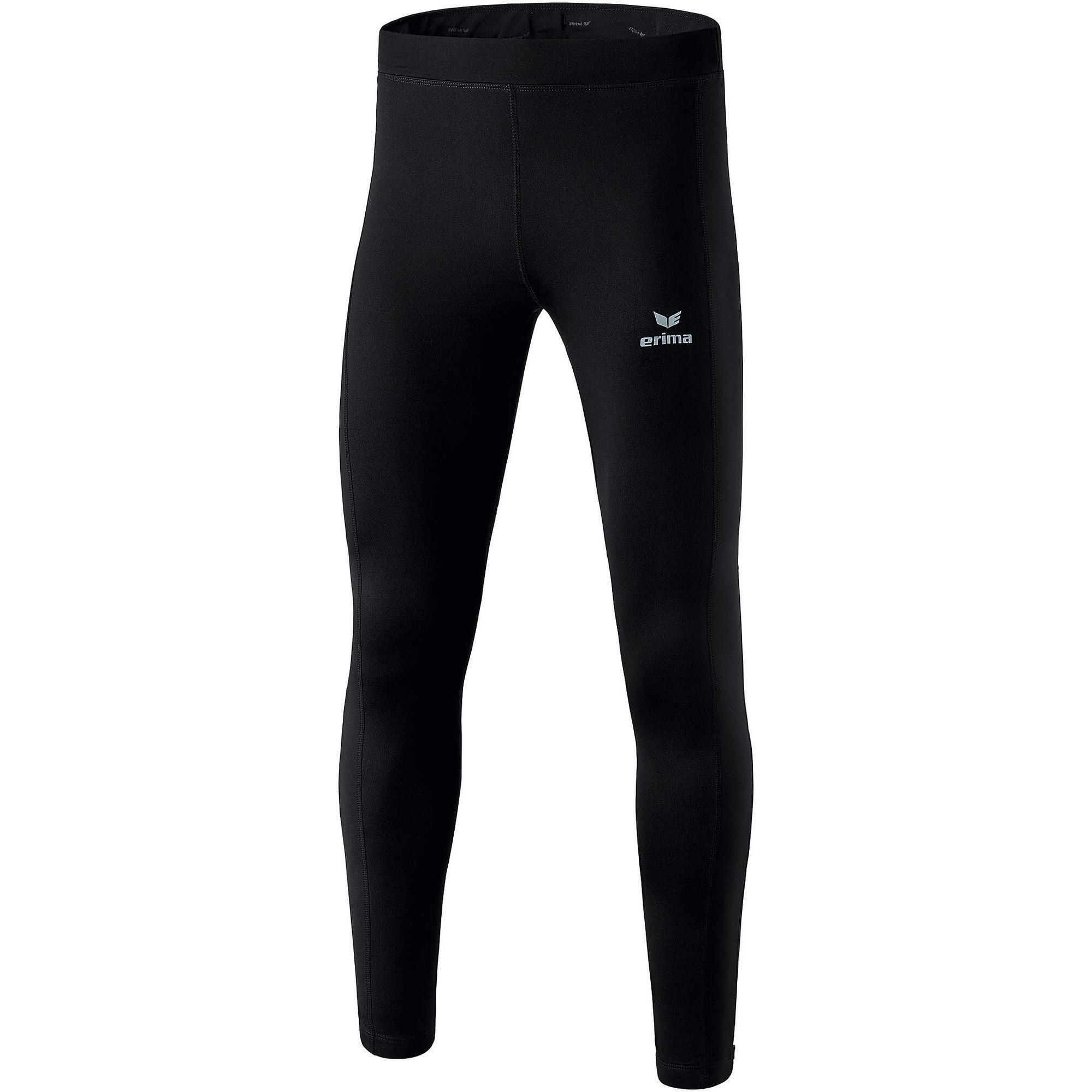 Pantaloni de alergare iarnă Erima Performance Black Junior